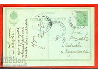 BULGARIA CĂRȚI POȘTALE CĂLĂTORIE 5 FERDINAND CU ZAGORA SKOBEL 1915