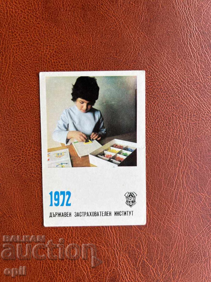 Calendar DZІ 1972