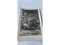 Φωτογραφία Άνδρας και τρεις γυναίκες στο πάρκο