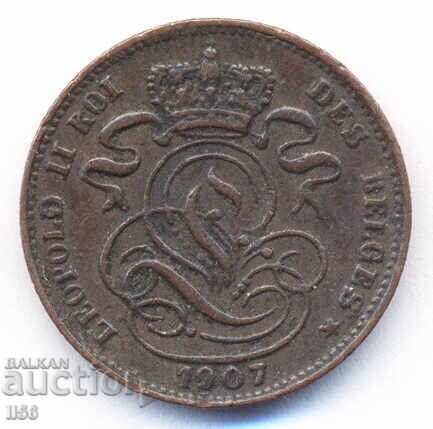 Belgium - 1 Centime 1907 - DES BELGES with price 4.00 BGN | € 2.05