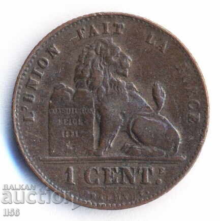 Belgium - 1 Centime 1907 - DES BELGES