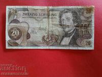 AUSTRIA AUSTRIA 20 Șilingi emisiune 1967 - 1
