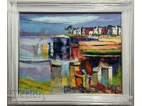 Abstract seascape Sozopol