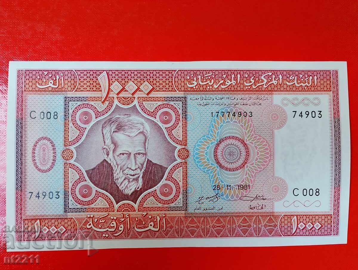 1000 oguya Μαυριτανία 1981