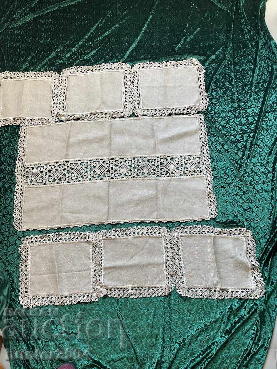 Σετ σερβιρίσματος, τραπεζομάντηλο, λινά - 5