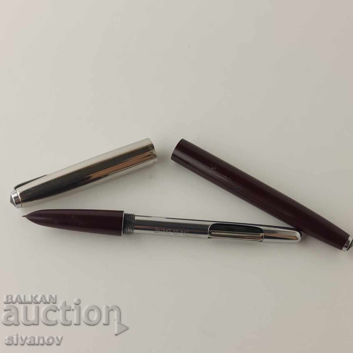 Interesting old Wing Sung 612 fountain pen China #5829 - 6 Interesting old Wing Sung 612 fountain pen China #5829 - 6
