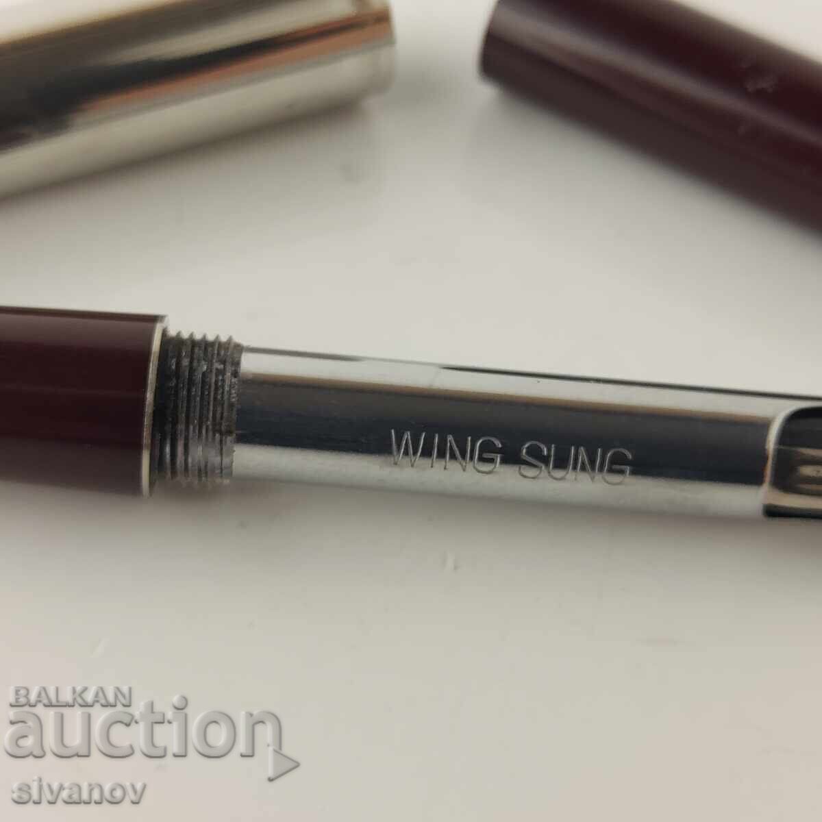 Interesting old Wing Sung 612 fountain pen China #5829 - 7 Interesting old Wing Sung 612 fountain pen China #5829 - 7