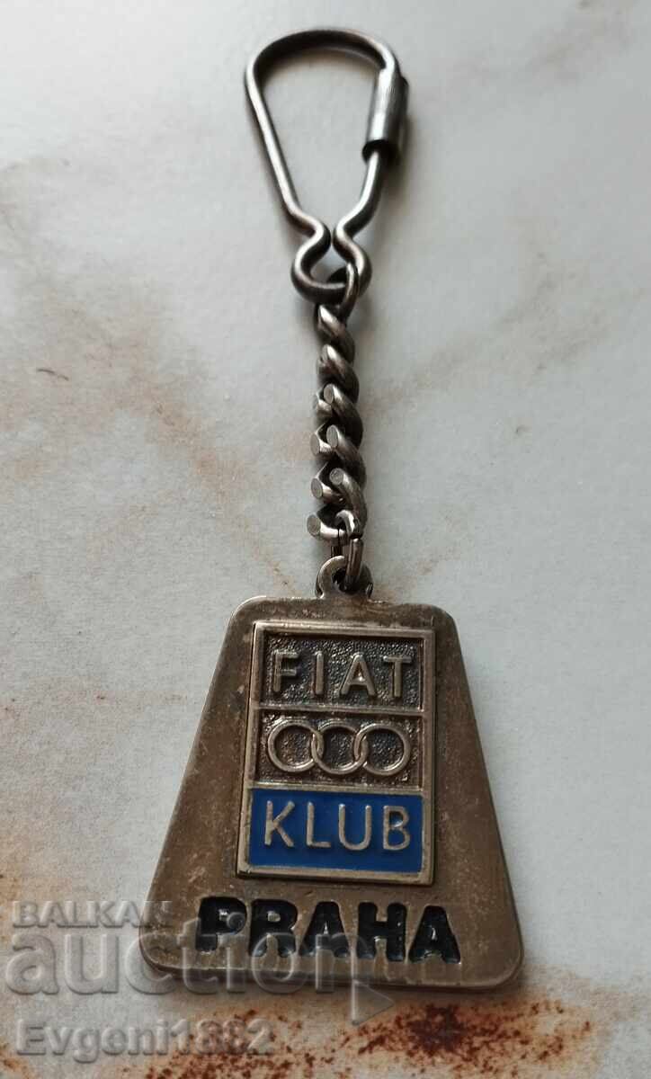 Fiat Star Keychain from the Socialist Era Club Prague FIAT