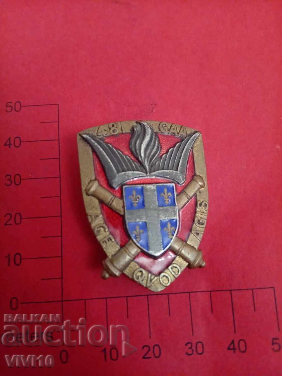 Antique French Badge, Military