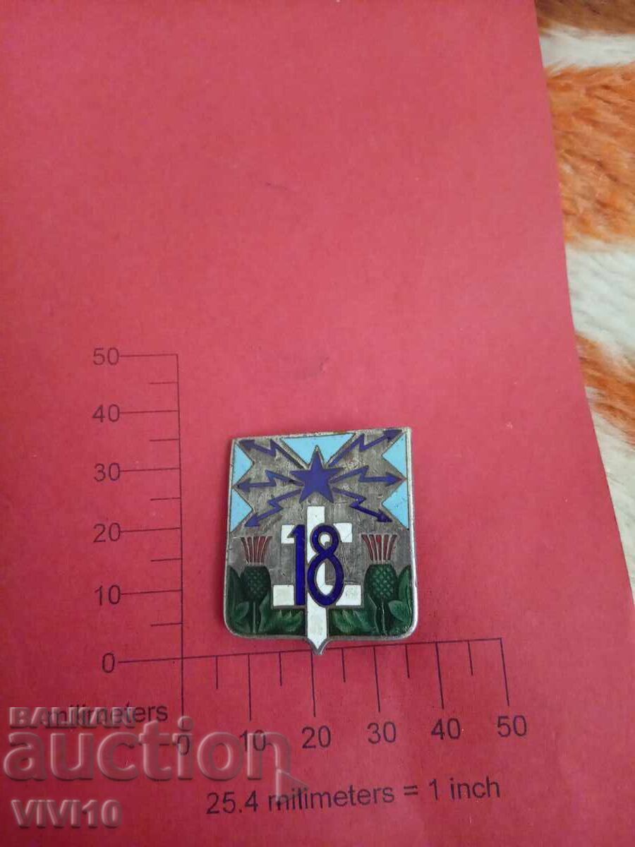 Старинна значка Франция Старинна значка Франция