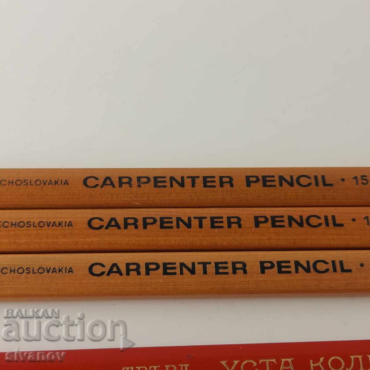 Δημοπρασία Παρτίδα 6 τεμαχίων μολυβιών ξυλουργού Ούστα Κόλιο Great Wall #5835 Δημοπρασία Παρτίδα 6 τεμαχίων μολυβιών ξυλουργού Ούστα Κόλιο Great Wall #5835