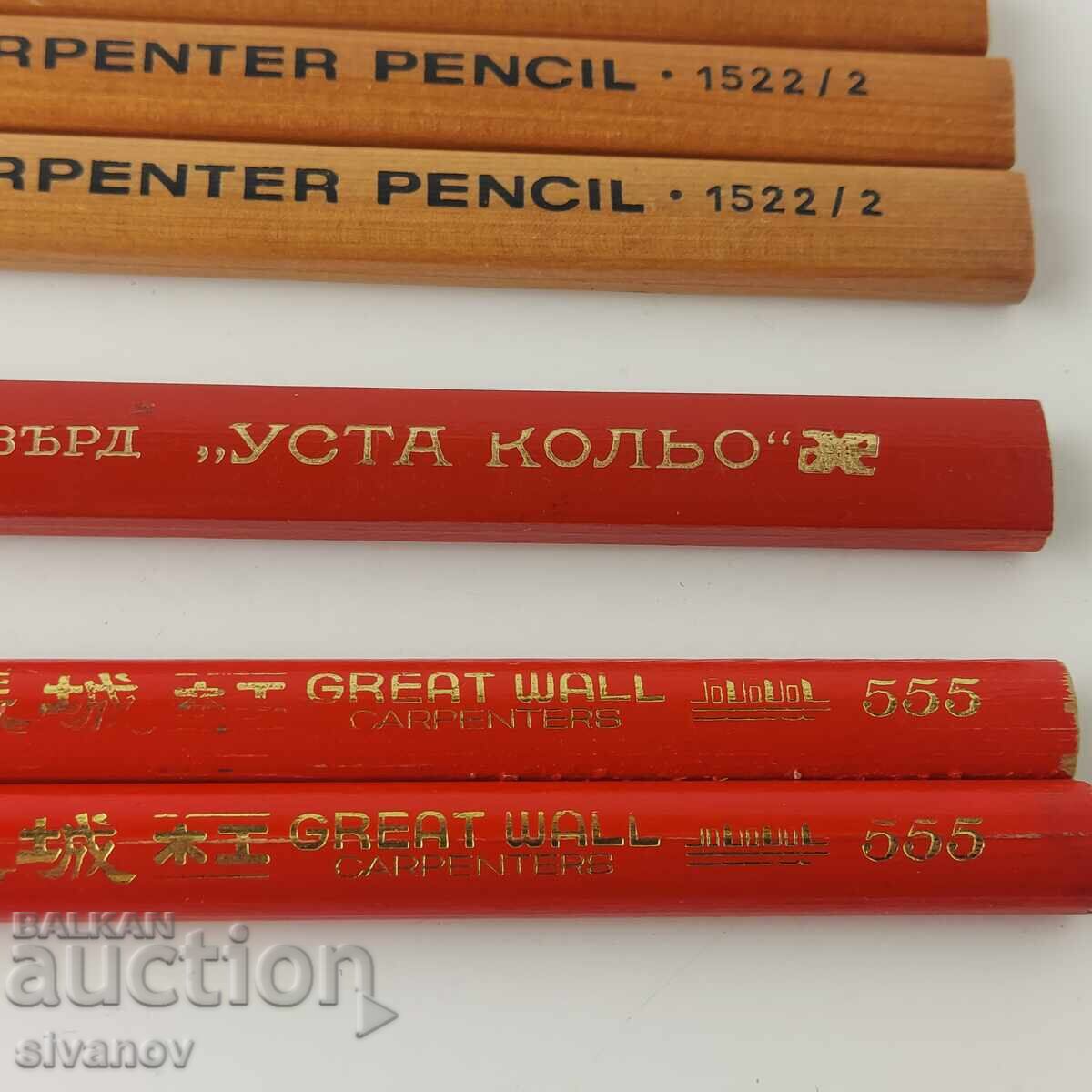 Παρτίδα 6 τεμαχίων μολυβιών ξυλουργού Ούστα Κόλιο Great Wall #5835 - 5 Παρτίδα 6 τεμαχίων μολυβιών ξυλουργού Ούστα Κόλιο Great Wall #5835 - 5
