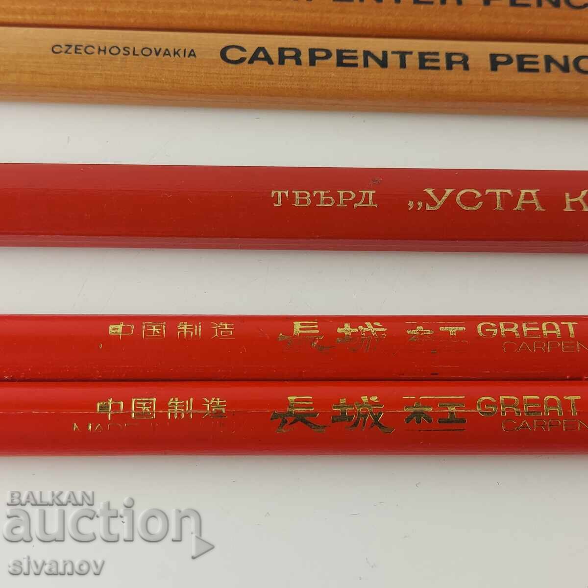 Παρτίδα 6 τεμαχίων μολυβιών ξυλουργού Ούστα Κόλιο Great Wall #5835 - 6 Παρτίδα 6 τεμαχίων μολυβιών ξυλουργού Ούστα Κόλιο Great Wall #5835 - 6