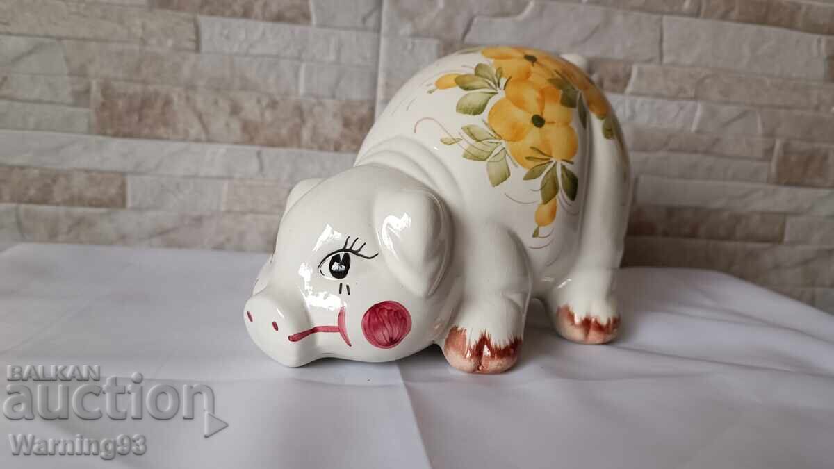 Old porcelain piggy bank - Pig with price € 18.00 | 35.20 BGN Old porcelain piggy bank - Pig with price € 18.00 | 35.20 BGN