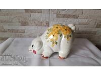 Παλιό πορσελάνινο κουμπαράς - Γουρουνάκι