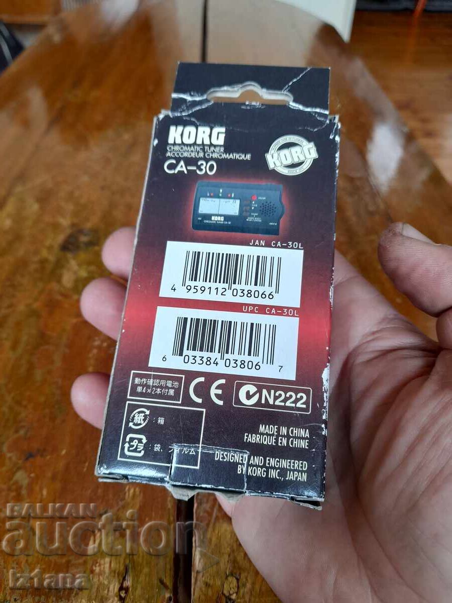 KORG Χρωματικός Δέκτης CA-30 με τιμή 65.00 BGN | € 33.23