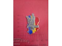 Antique French Badge, Enamel