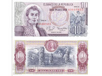 tino37- ΚΟΛΟΜΒΙΑ - 10 PESOS ORO - 1980 - UNC
