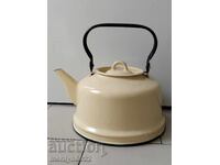 Επισμαλτωμένη τσαγιέρα από τη Σότσα, αγγείο με σμάλτο, ΕΣΣΔ