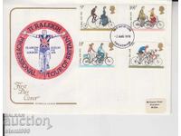 First Day Cover FDC BICYCLES