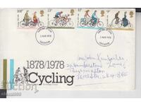First Day Cover FDC BICYCLES