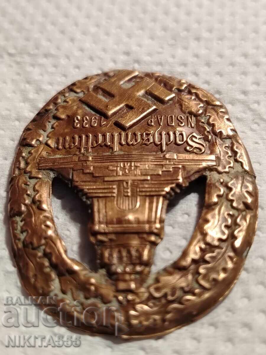 Παλαιό γερμανικό σήμα από τον Β' Παγκόσμιο Πόλεμο Sahsentreffen - 5