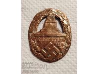 Стара немска значка от втората световна война Sahsentreffen