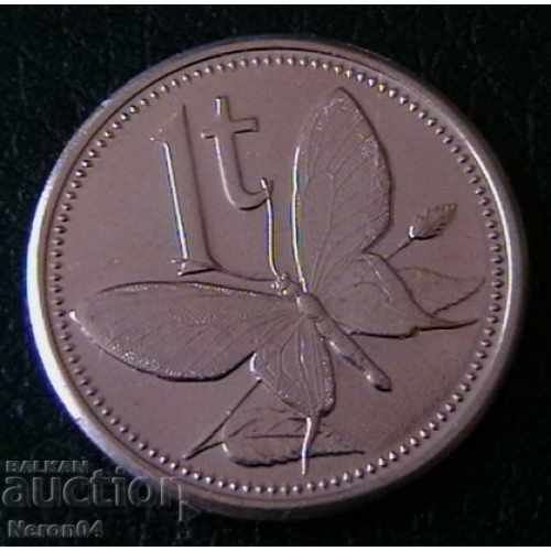 Παράδοση 1 toea 2004, Παπούα Νέα Γουινέα