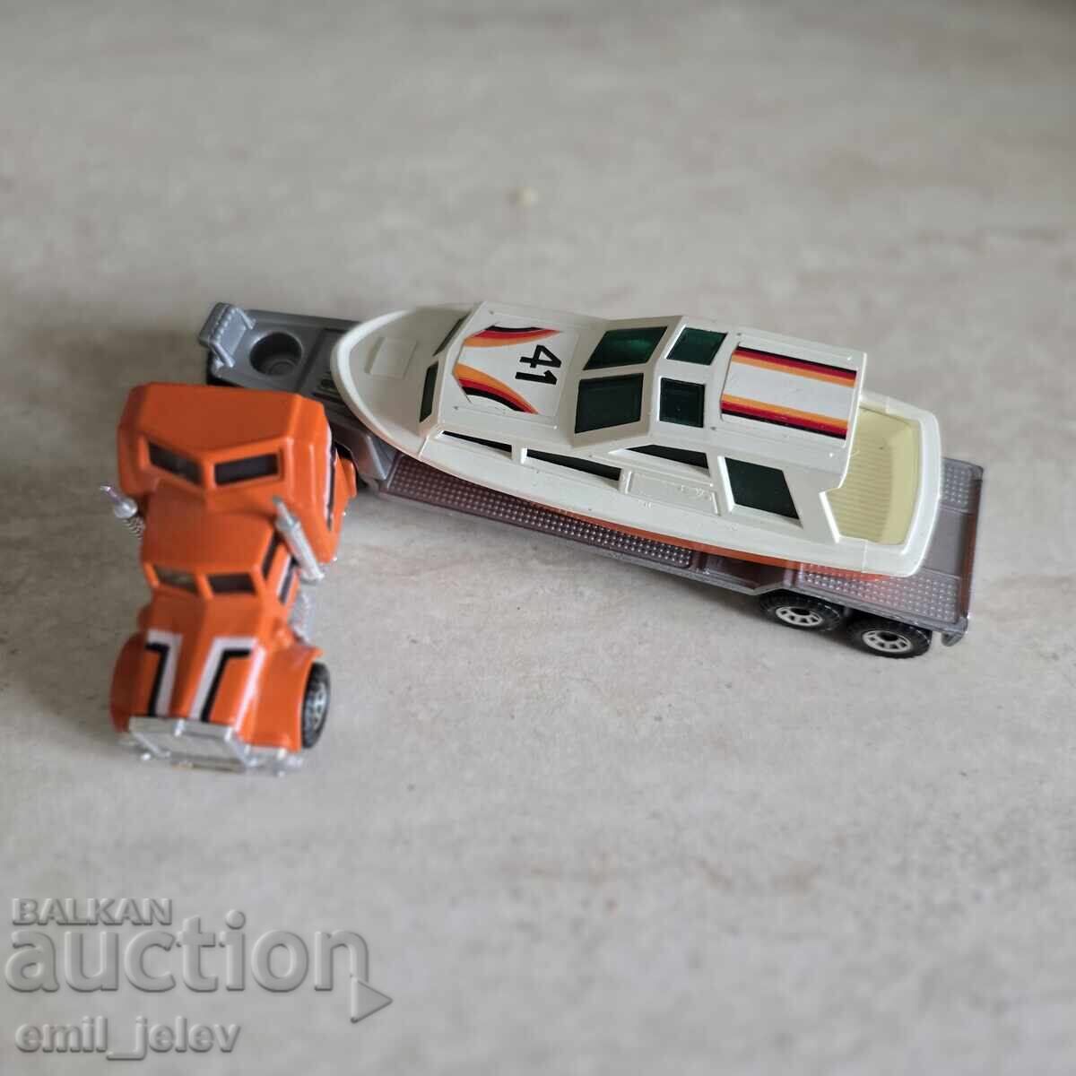 MATCHBOX CONVOY-CY4 Kenworth Boat TransporterTruck σε οργ. κουτί - 6