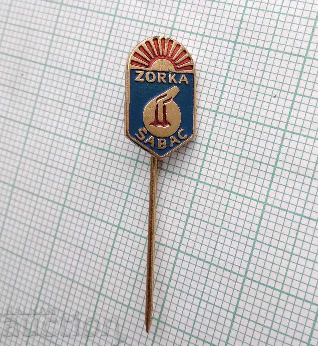 19031 Insigna - Zorka Sabac cu preț 1.00 BGN | € 0.51 19031 Insigna - Zorka Sabac cu preț 1.00 BGN | € 0.51