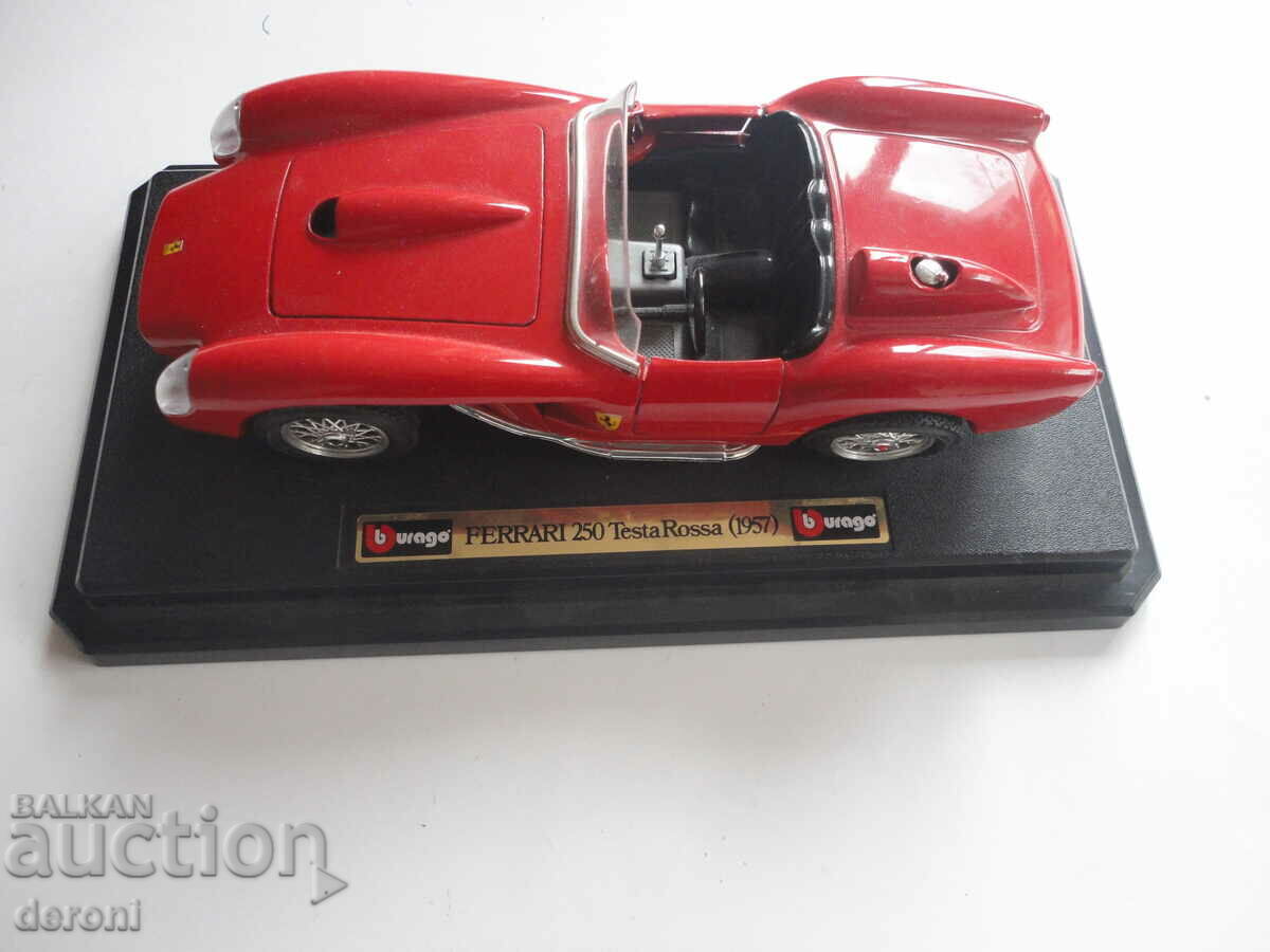 Carucior auto Ferrari 250 Testa Rossa Burago - 7