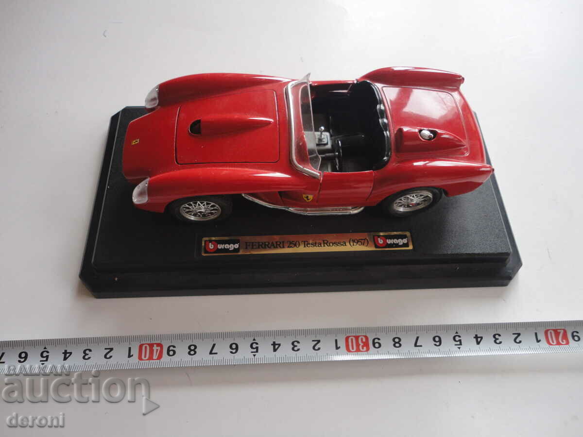 Carucior auto Ferrari 250 Testa Rossa Burago