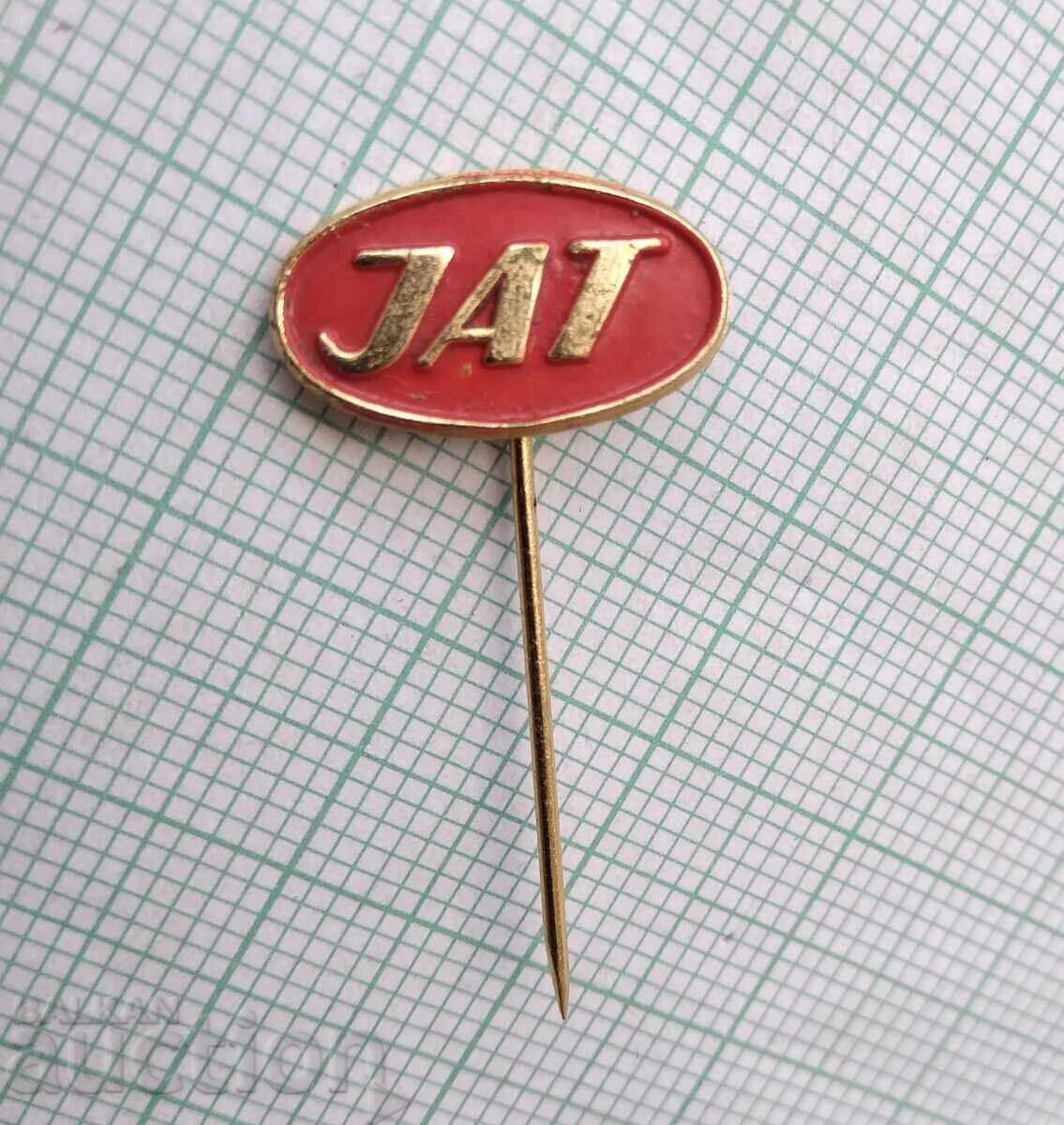 19046 Σήμα - αεροπορική εταιρεία JAT Γιουγκοσλαβία με τιμή 1.00 BGN | € 0.51