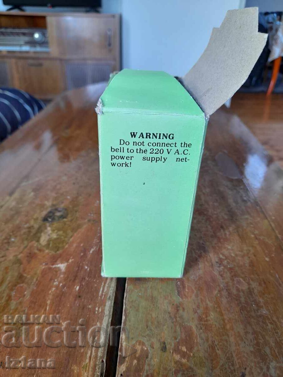 Παράδοση Παλιό ηλεκτρικό κουδούνι Makroton