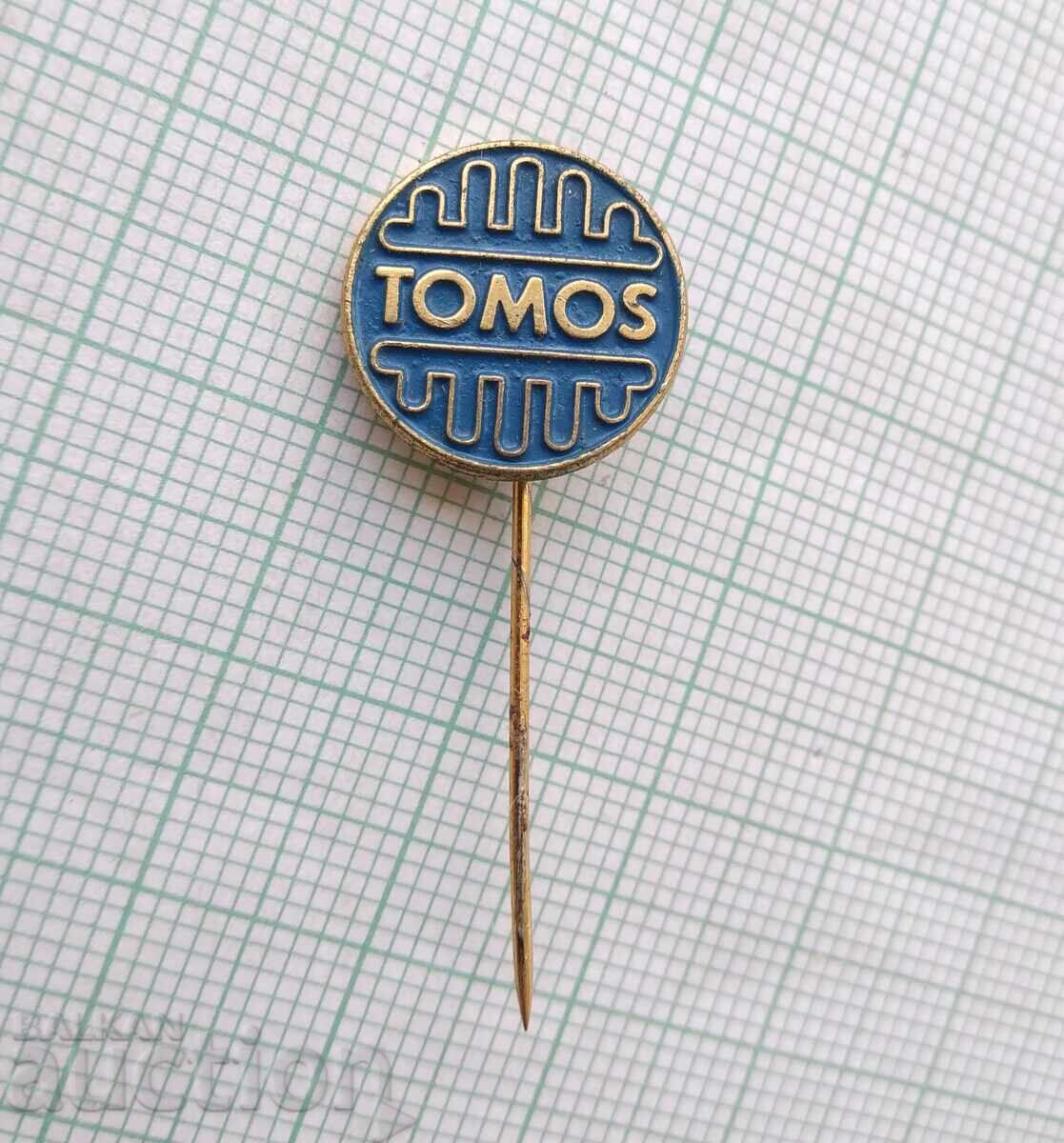 19054 Значка - Tomos с цена 1.00 лв. | € 0.51