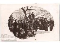 FOTOGRAFIE VECHE RAZGRAD ELEVI DE GIMNAZIU ÎN ZĂPADĂ D863