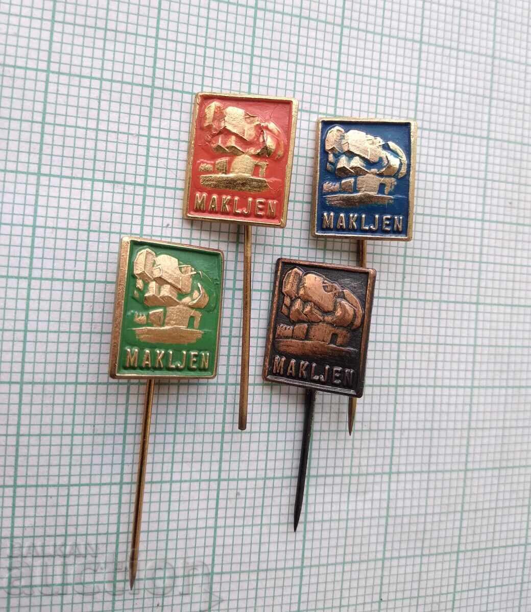 19065 Значка - Makljen - ЛОТ 4бр с цена 3.00 лв. | € 1.53