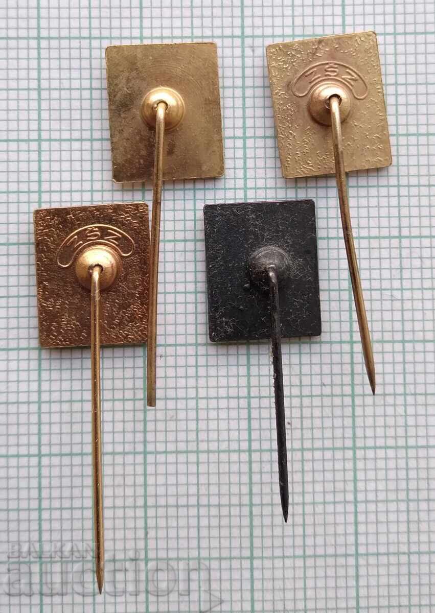 Аукцион 19065 Значка - Makljen - ЛОТ 4бр