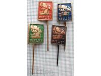 19065 Значка - Makljen - ЛОТ 4бр