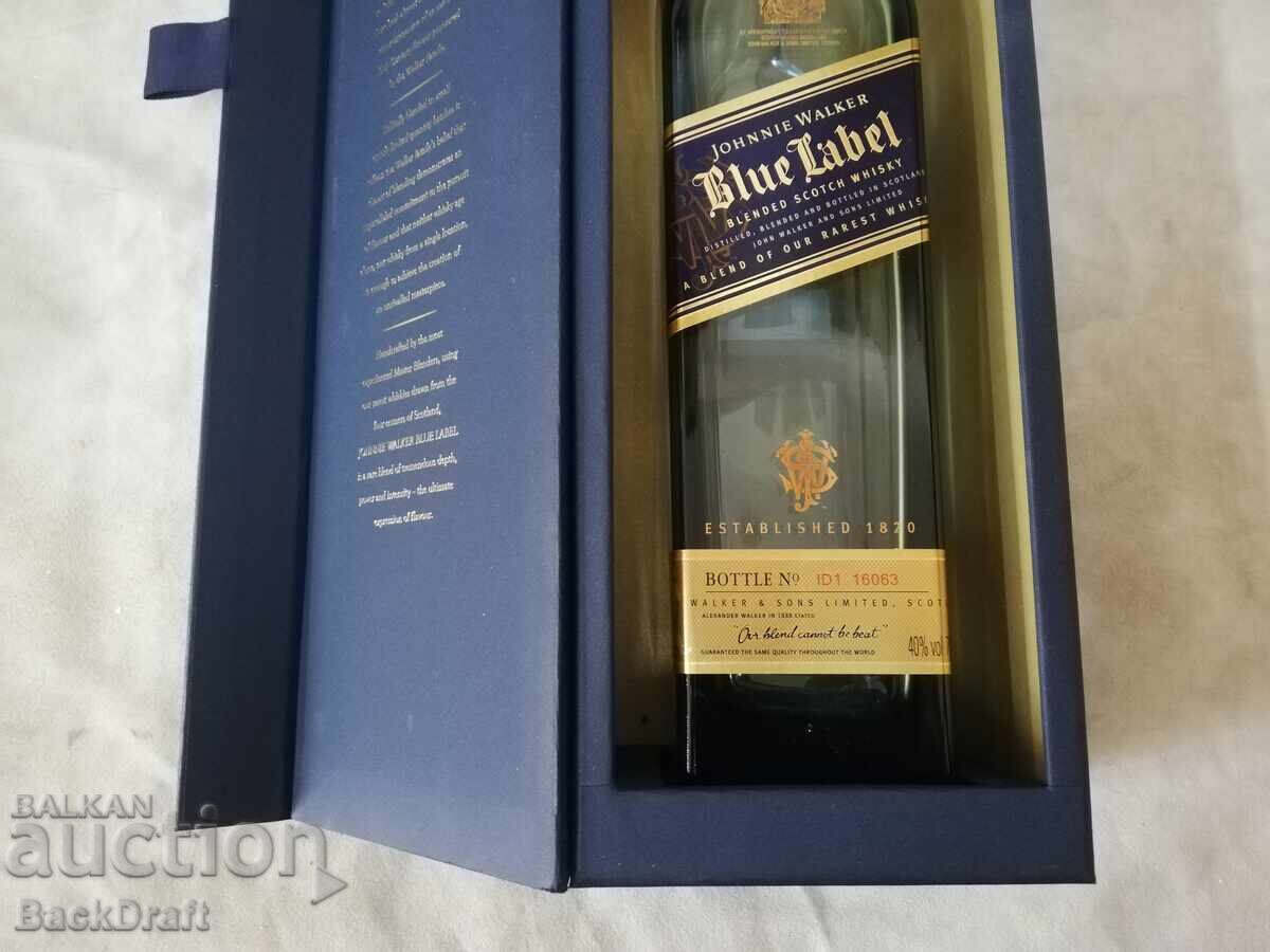 Sticlă de whisky Johnnie Walker Blue Label cu cutie - 6 Sticlă de whisky Johnnie Walker Blue Label cu cutie - 6
