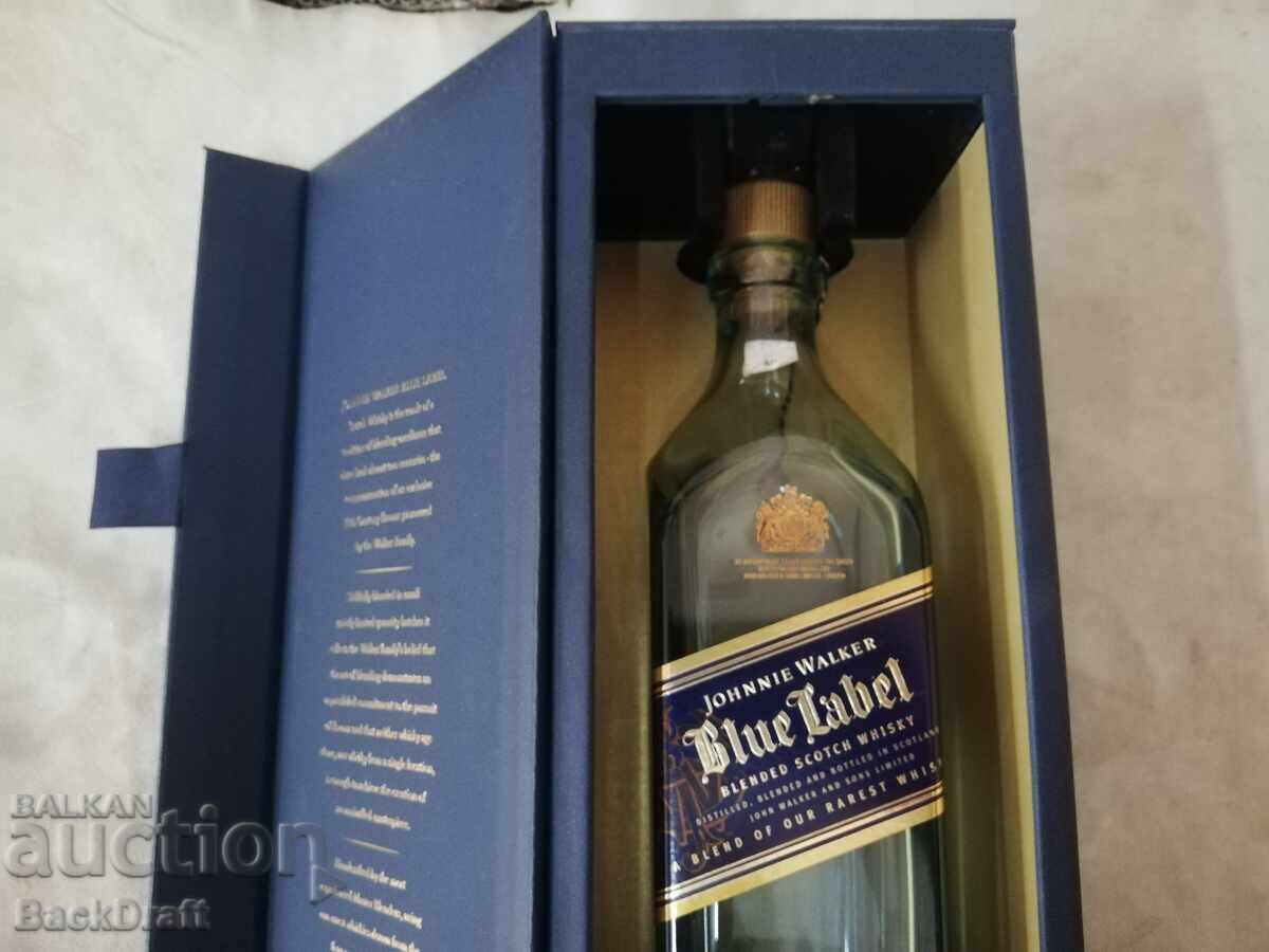 Sticlă de whisky Johnnie Walker Blue Label cu cutie - 7 Sticlă de whisky Johnnie Walker Blue Label cu cutie - 7