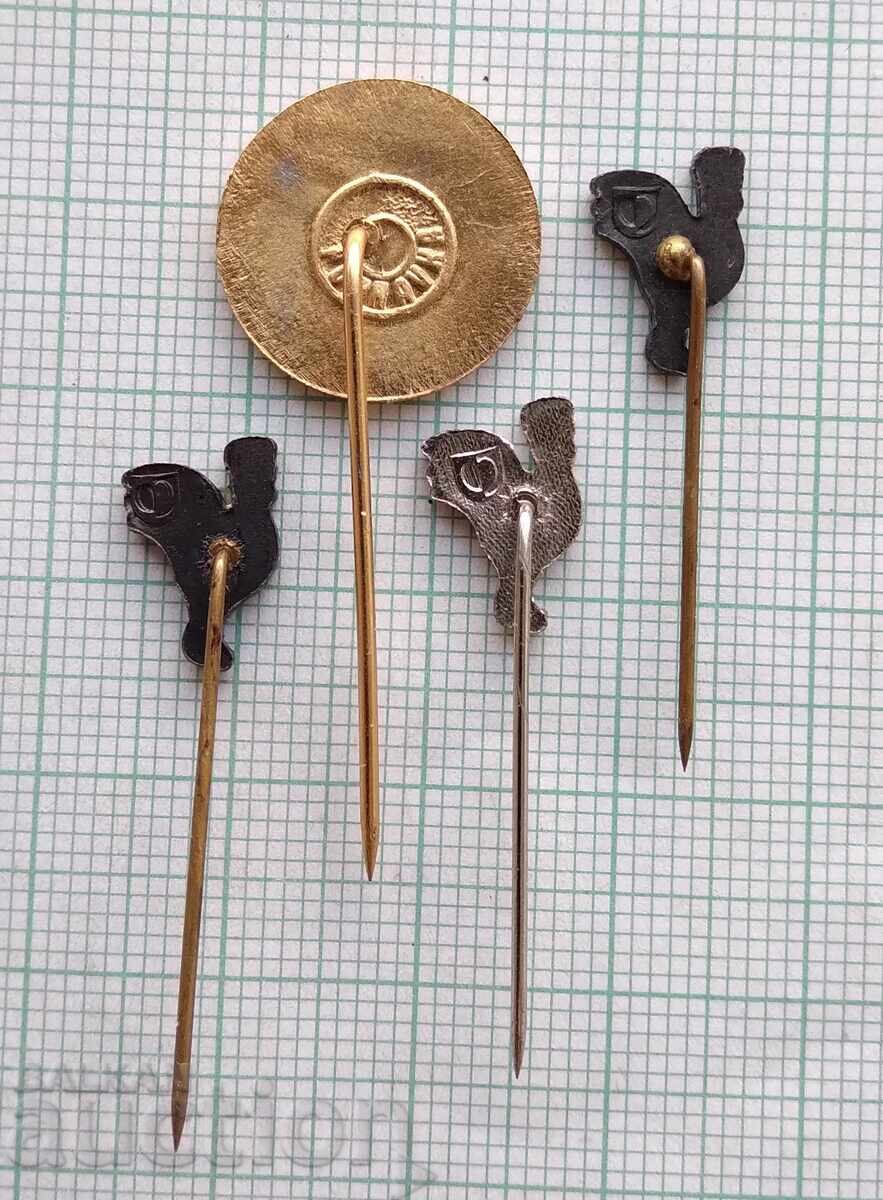 Аукцион 19067 Значка - Златен петел - ЛОТ 4бр