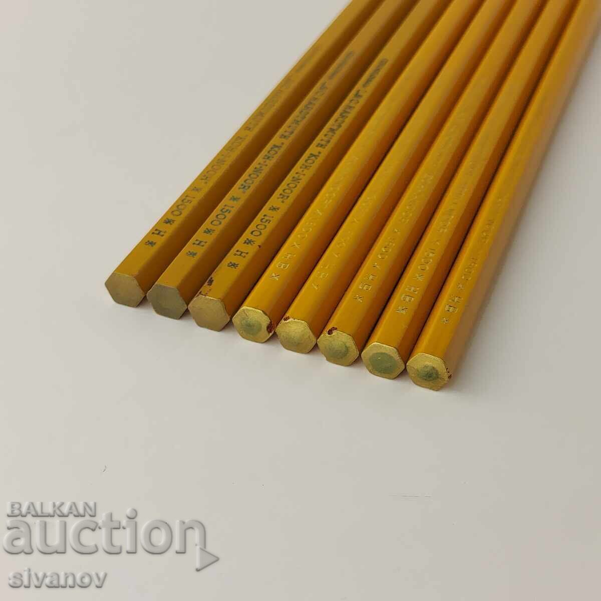 Доставка на Лот от 8 броя моливи L&C HARDTMUTH KOH-I-NOOR 1500 #5840