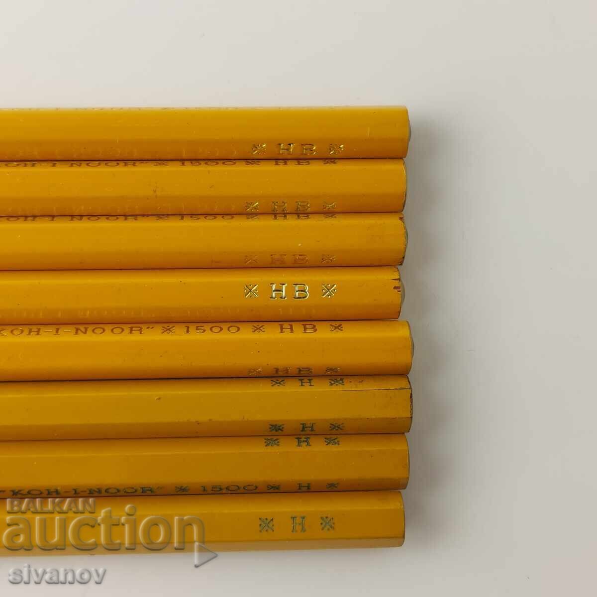 Лот от 8 броя моливи L&C HARDTMUTH KOH-I-NOOR 1500 #5840 - 6