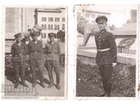 1947 ЛОТ 2х МАЛКИ СТАРИ СНИМКИ СОФИЯ ВОЕННА АКАДЕМИЯ Д872