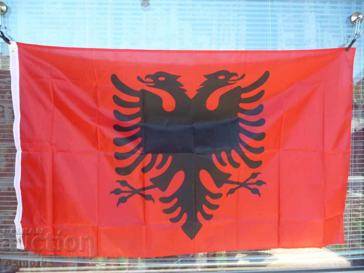 Νέο Σημαία της Αλβανίας Τίρανα Δυτικά Βαλκάνια Αλβανοί βουνά