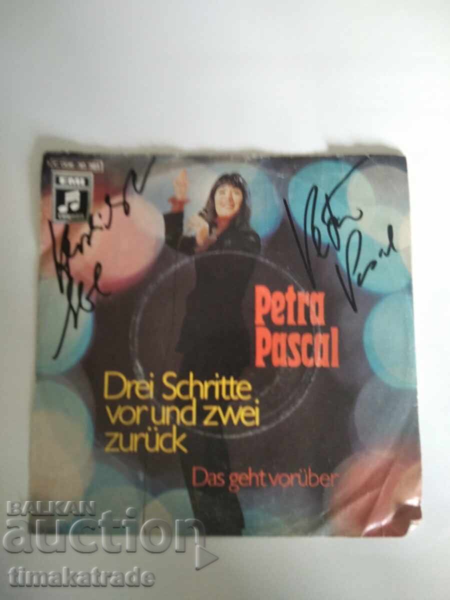 Small Petra Pascal Record with Autograph