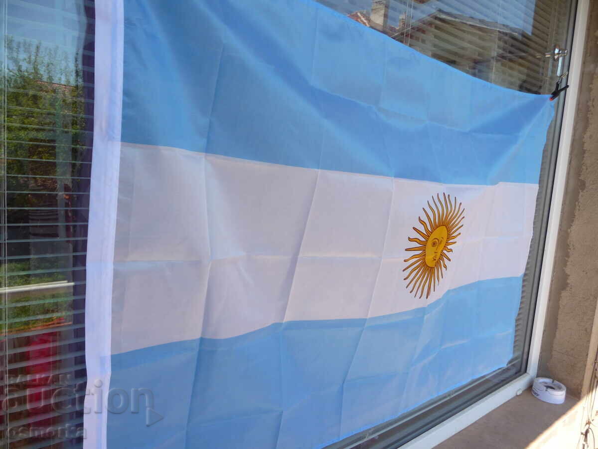 Nou Steag Argentina Messi Maradona Fotbal Buenos Aires cu preț 12.00 BGN | € 6.14