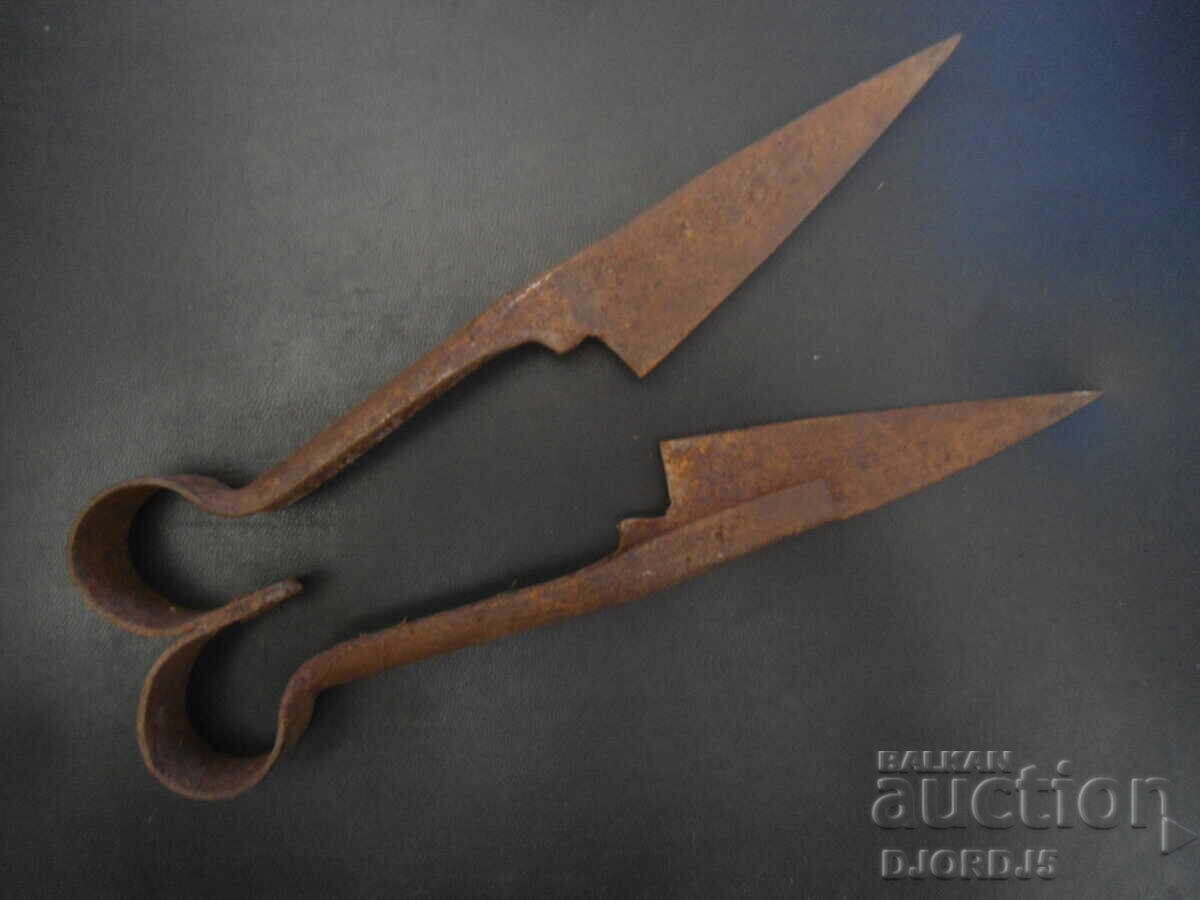 Old forged scissors Old forged scissors
