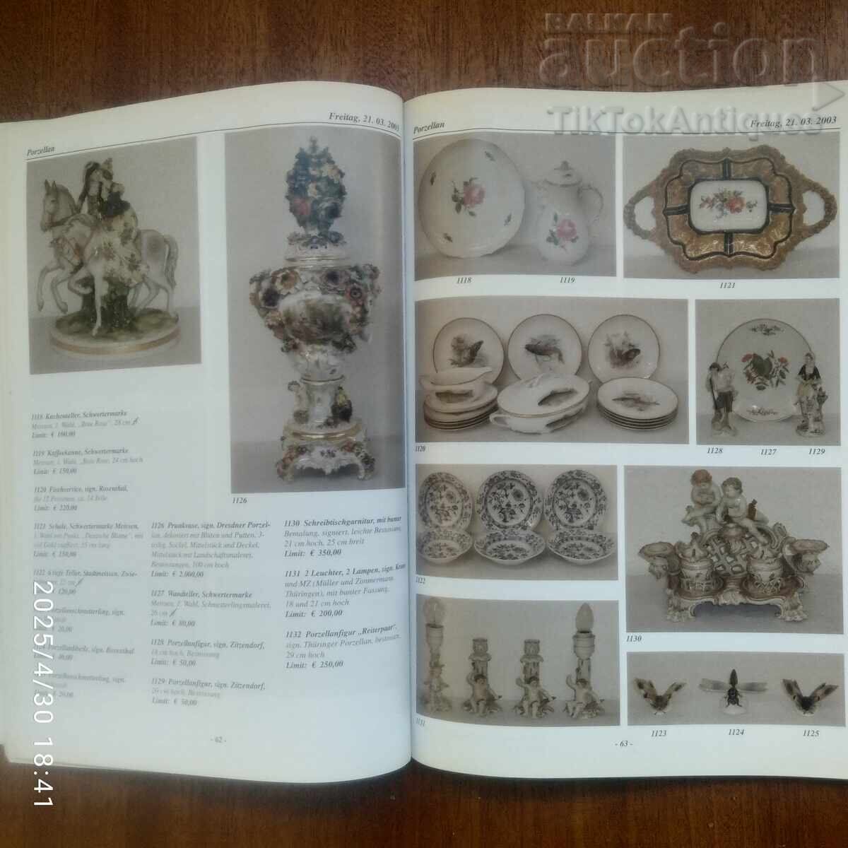 Licitație Licitație pentru articole din secolul al XIX-lea și începutul secolului al XX-lea